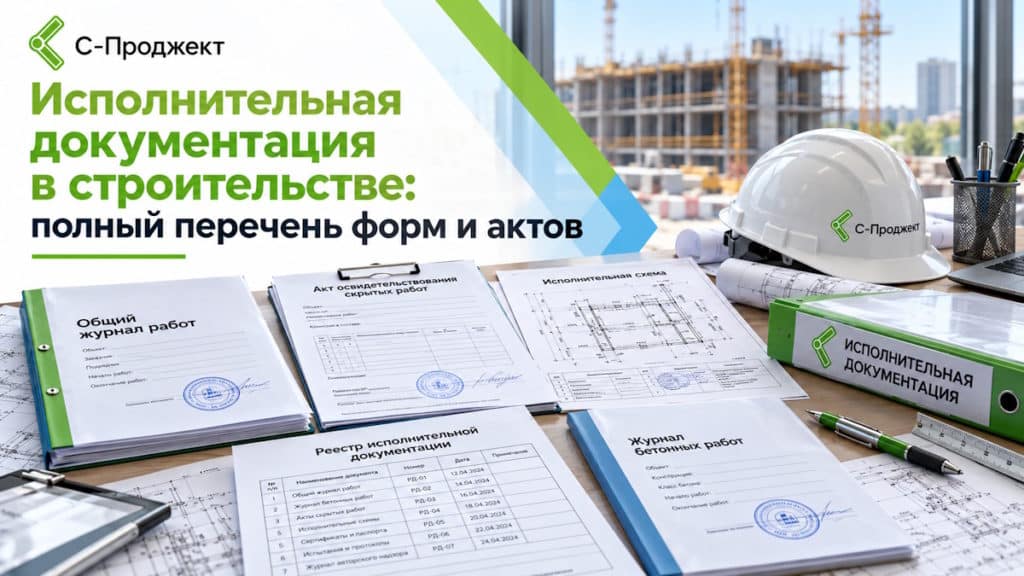 Исполнительная документация в строительстве: полный перечень форм и актов 2026